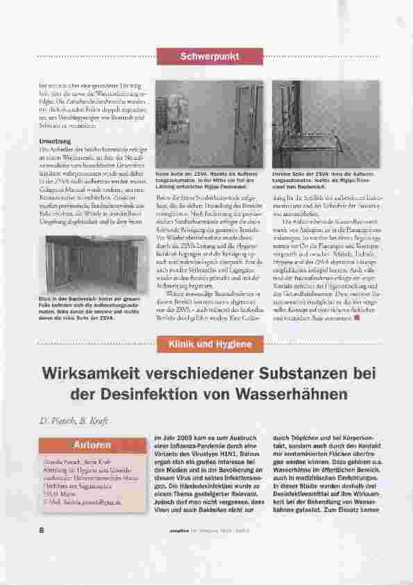 Vorschauseite 2: Umbaumaßnahmen einer ZSVA bei laufendem Betrieb