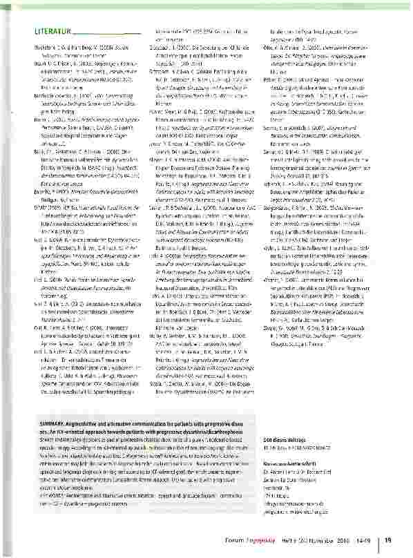Vorschauseite 6: Unterstützte Kommunikation bei progredienten Erkrankungen