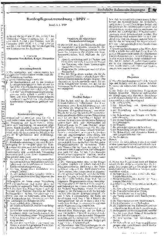 Vorschauseite 5: Rechtliche Rahmenbedingungen - Krankenhausfinanzierungsgesetz, Bundespflegesatzverordnung, Gebührenverordnung für Ärzte, Sozialgesetzbuch