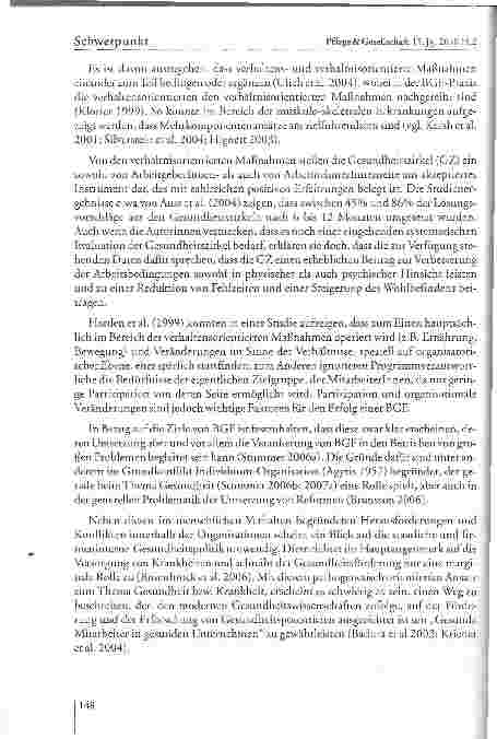 Vorschauseite 4: Betriebliche Gesundheitsförderung in Österreichs Krankenhäusern