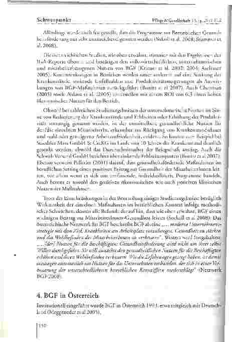 Vorschauseite 6: Betriebliche Gesundheitsförderung in Österreichs Krankenhäusern