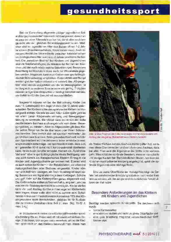 Vorschauseite 3: KLETTERN mit Kindern und Jugendlichen