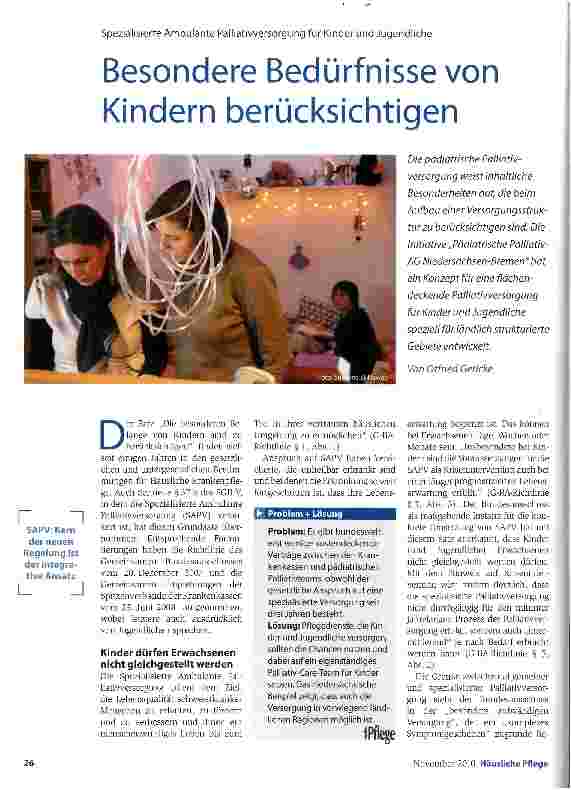 Vorschauseite 1: Besondere Bedürfnisse von Kindern berücksichtigen