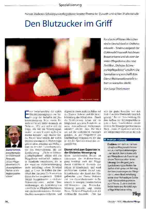 Vorschauseite 1: Den Blutzucker im Griff