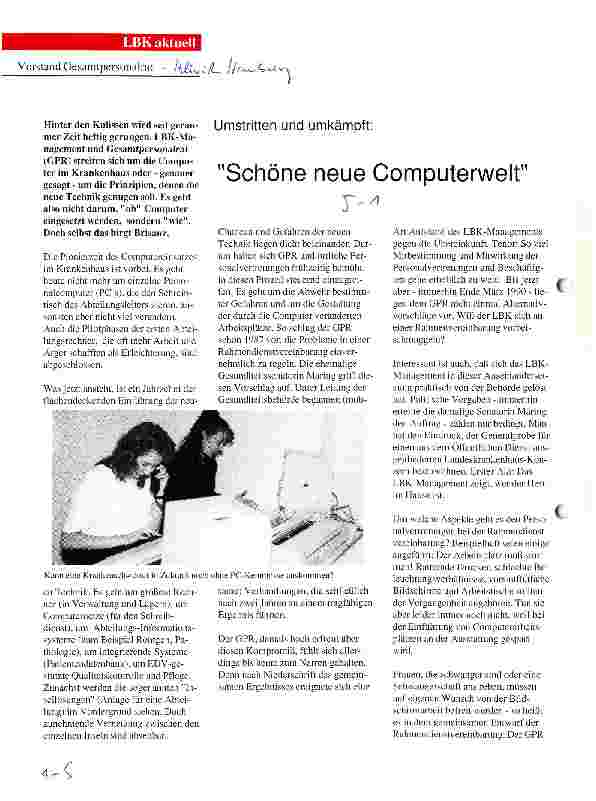 Vorschauseite 1: Umstritten und umkämpft Schöne neue Computerwelt