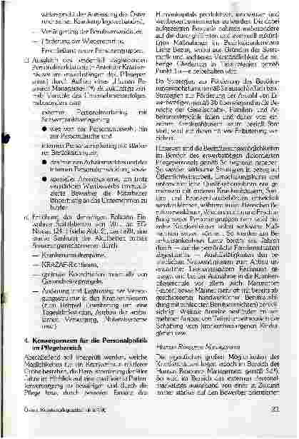 Vorschauseite 3: Qualifizierte Patientenversorgung Herausforderung der neunziger Jahre, Zukunftsperspektiven ....
