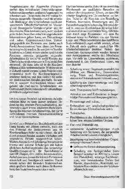 Vorschauseite 4: Qualifizierte Patientenversorgung Herausforderung der neunziger Jahre, Zukunftsperspektiven ....