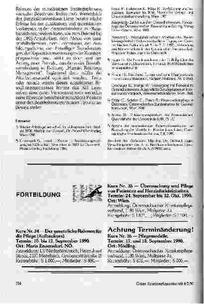 Vorschauseite 6: Qualifizierte Patientenversorgung Herausforderung der neunziger Jahre, Zukunftsperspektiven ....