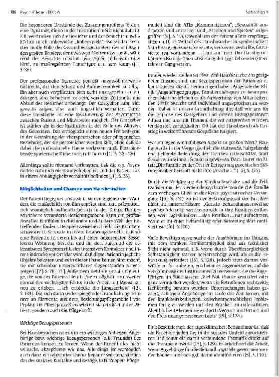 Vorschauseite 3: Hausbesuche als konzeptioneller Bestandteil der tagesklinischen Behandlung