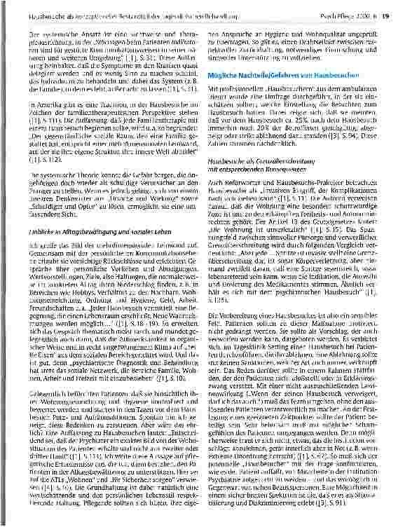 Vorschauseite 4: Hausbesuche als konzeptioneller Bestandteil der tagesklinischen Behandlung