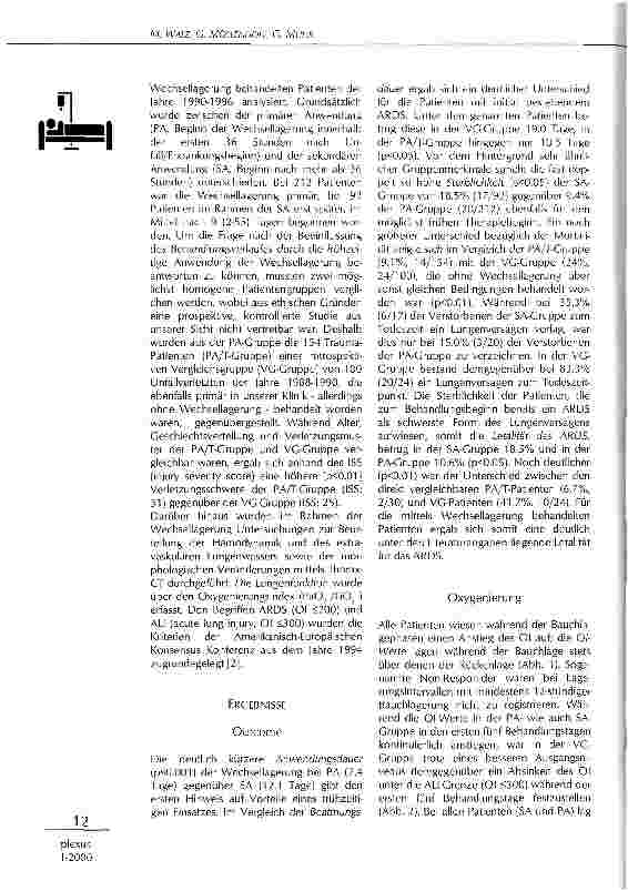 Vorschauseite 2: Therapieprinzipien und Ergebnisse der wechselnden Bauchund Rückenlagerung