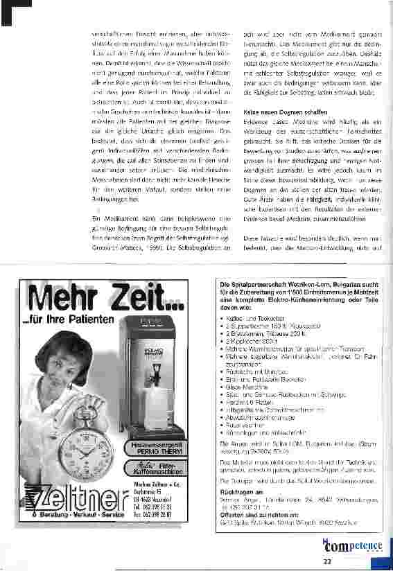 Vorschauseite 2: Evidence Based Medicine im anthroposophischen Spital