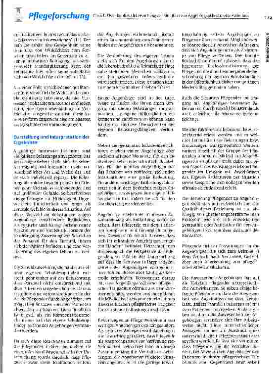 Vorschauseite 3: Untersuchung der Situation von Angehörigen beatmeter Patienten und Pflegenden im Intensivbereich