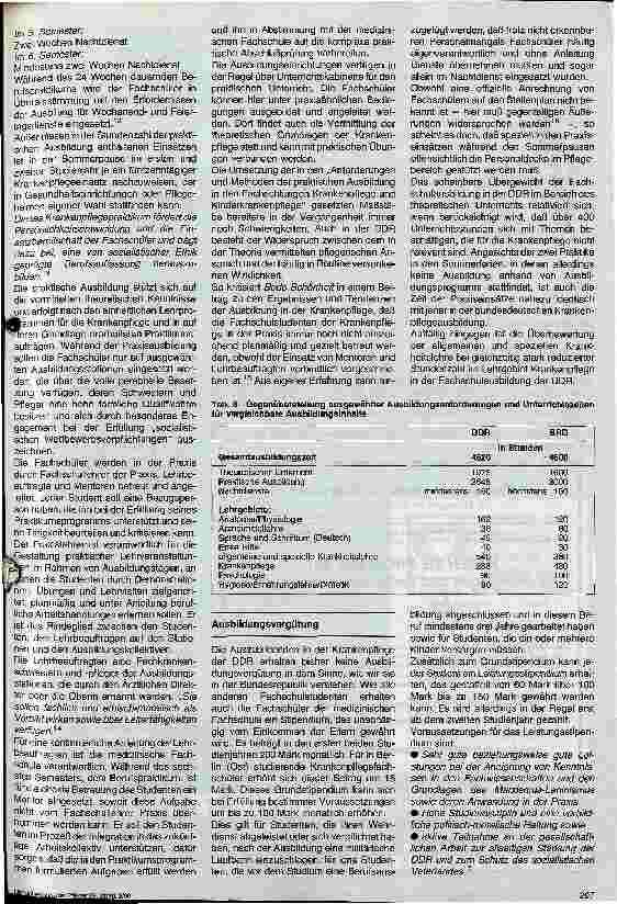 Vorschauseite 5: Krankenpflege in der DDR 3. Folge: Das medizinische Fachschulstudium