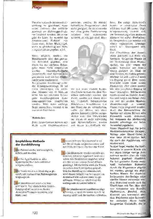 Vorschauseite 3: Erklärungsbedürftige Applikationsformen Teuk 6: Applikation von Medikamenten über Ernährungssonden