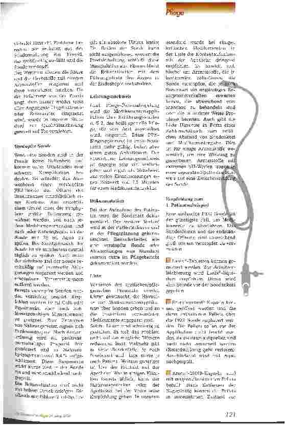 Vorschauseite 4: Erklärungsbedürftige Applikationsformen Teuk 6: Applikation von Medikamenten über Ernährungssonden