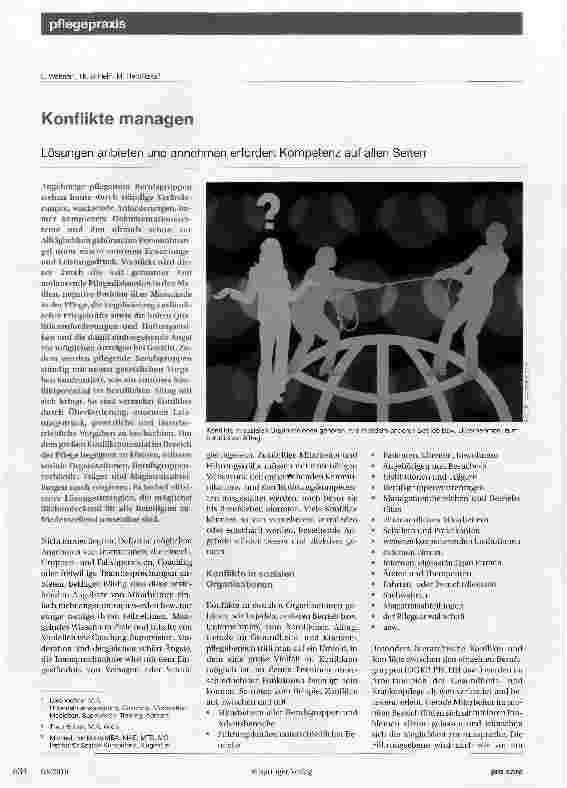 Vorschauseite 1: Konflikte managen