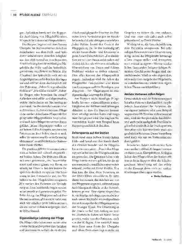 Vorschauseite 3: Wir sprechen mit dem Patienten, nicht über den Patienten