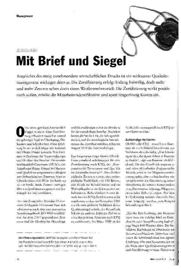 Vorschauseite 1: Mit Brief und Siegel