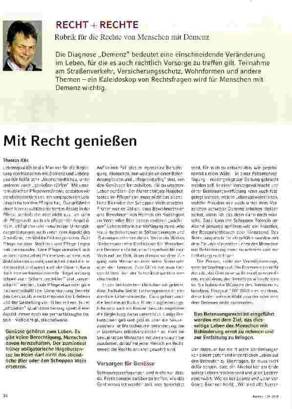 Vorschauseite 1: Mit Recht genießen