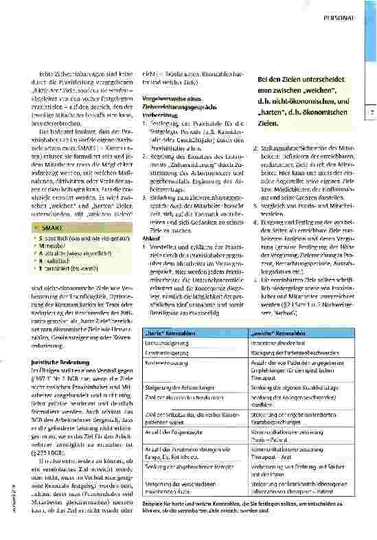 Vorschauseite 2: Zielvereinbarung als sensibles Führungsinstrument