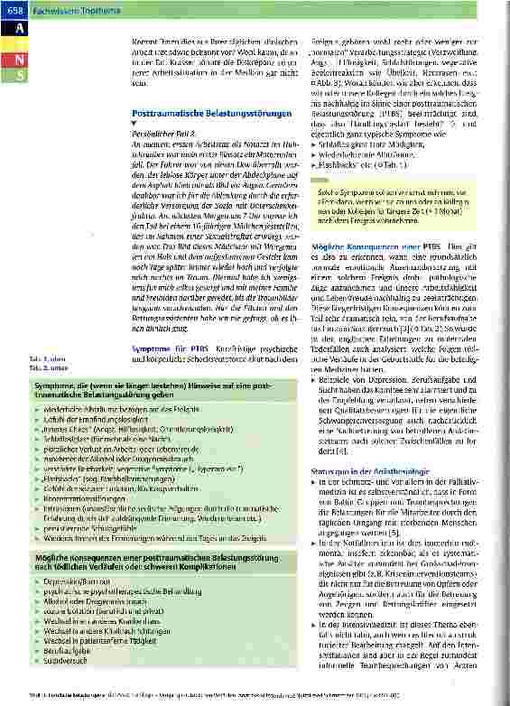 Vorschauseite 3: Berufliche Belastungen in der Anästhesiologie Umgang mit tödlichen Verläufen