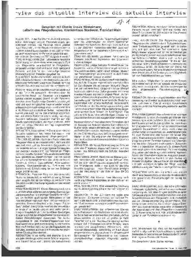 Vorschauseite 4: Besteht ein beängstigender Personalmangel in unseren Kliniken?