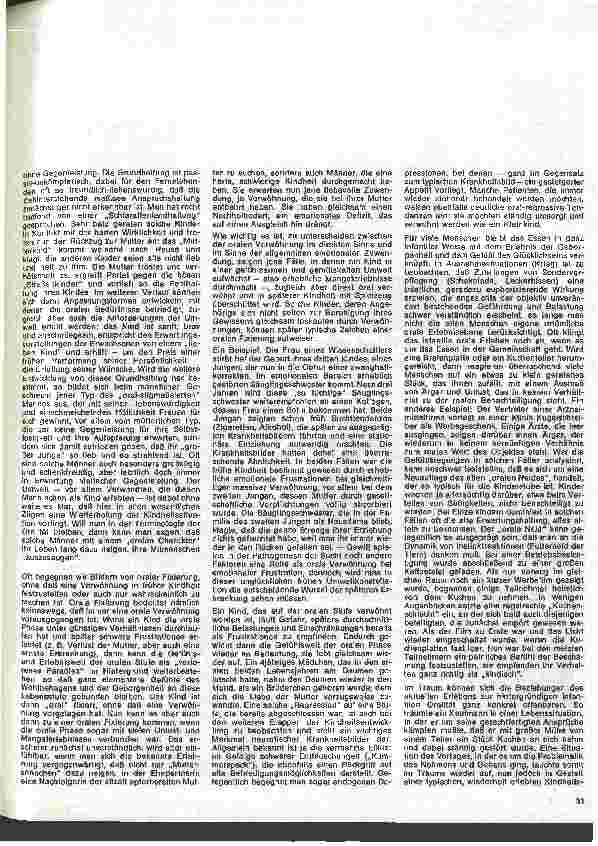 Vorschauseite 2: Die Schwester in der Psychiatrie 27. Folge: Grundlagen der Neurosen A. Persönlichkeitsentwicklung in tiefenpsychologischer Sicht