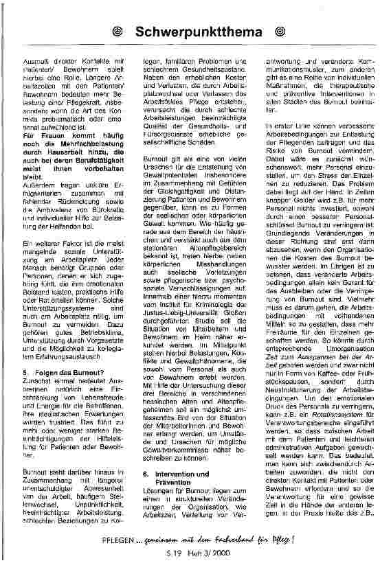Vorschauseite 4: Burnout - Ursachen, Folgen, Hilfen