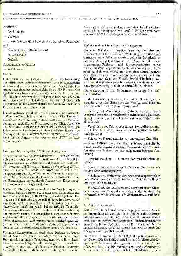 Vorschauseite 4: Nutzen und Problematik bei Umstellung auf Zentrale Medizinische Schreibdienste in Verbindung mit Bildschirmarbeitsplätze