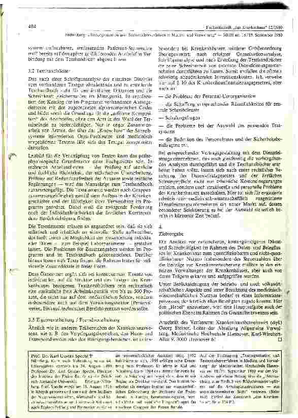 Vorschauseite 5: Nutzen und Problematik bei Umstellung auf Zentrale Medizinische Schreibdienste in Verbindung mit Bildschirmarbeitsplätze