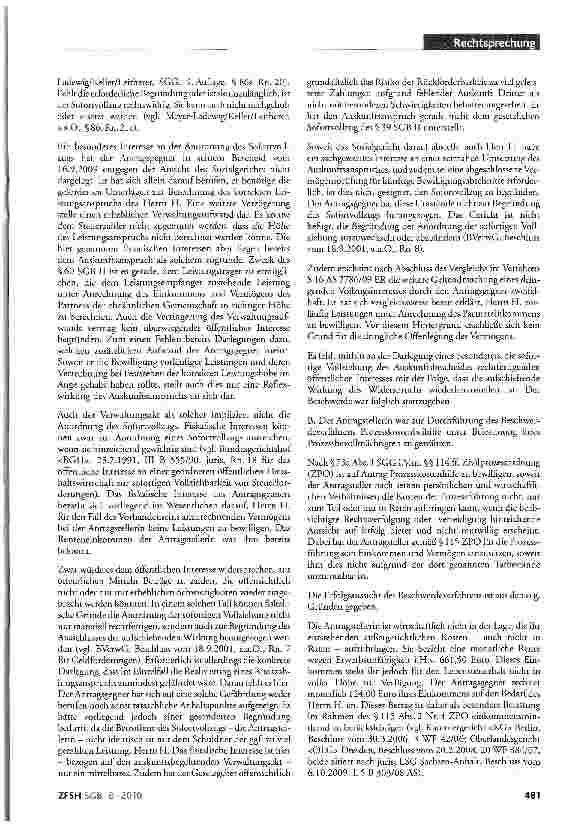 Vorschauseite 4: Auskunftspflichten Dritter; Anordnung der sofortigen Vollziehung zur Durchsetzung der Auskunftspflichten; Bedarfsgemeinschaft; besonderes öffentliches Interesse; Kostenfreiheit ei…