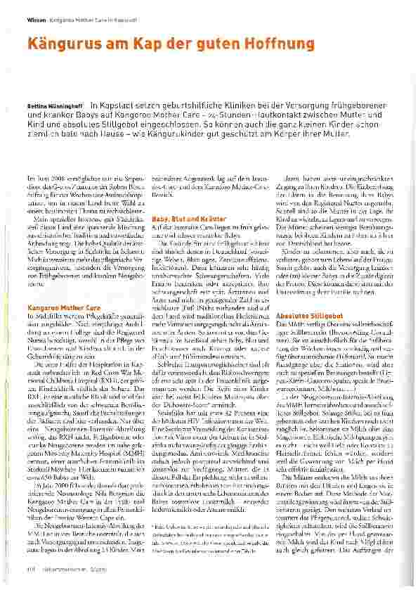 Vorschauseite 1: Kängurus am Kap der guten Hoffnung