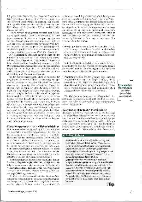Vorschauseite 2: Den Hilfebedarf umfassend abbilden
