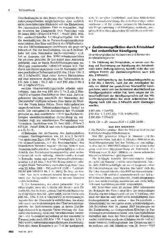 Vorschauseite 4: Ausschluss der Mitbestimmung bei Beschäftigten, die in Personalangelegenheiten entscheiden