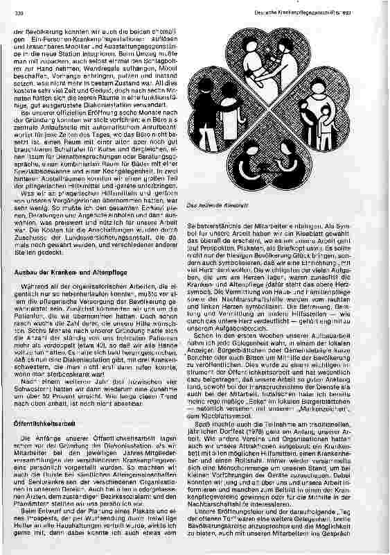 Vorschauseite 2: Das helfende Kleeblatt Symbol für die Aufgaben einer jungen Sozialstation