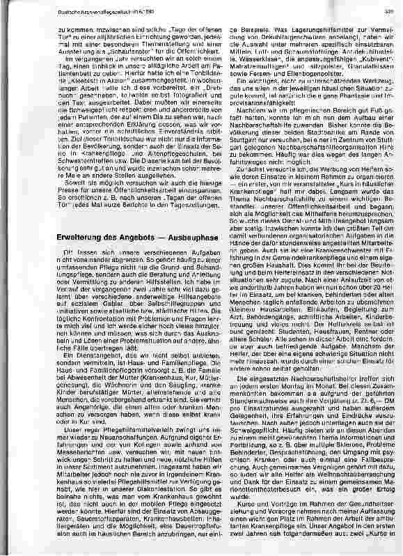 Vorschauseite 3: Das helfende Kleeblatt Symbol für die Aufgaben einer jungen Sozialstation