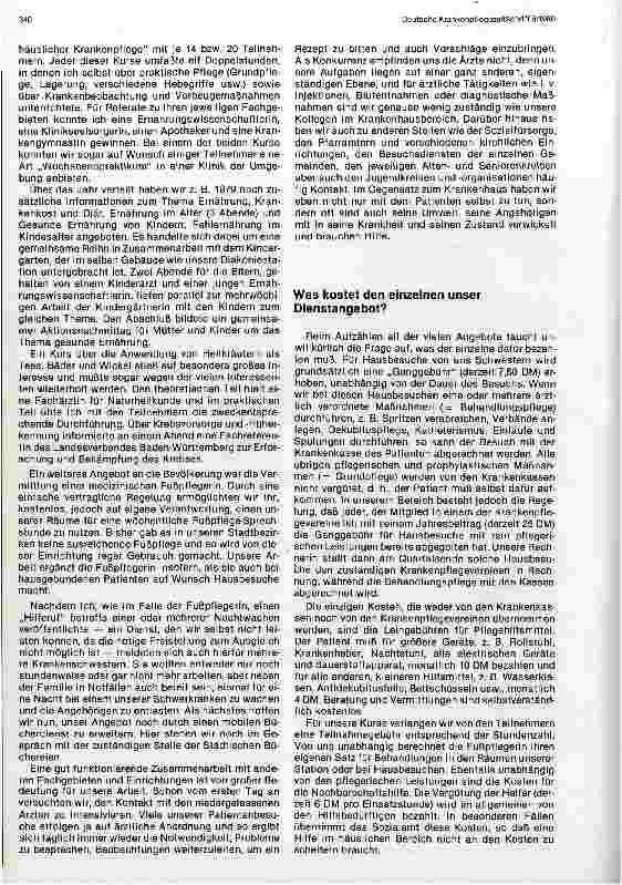 Vorschauseite 4: Das helfende Kleeblatt Symbol für die Aufgaben einer jungen Sozialstation