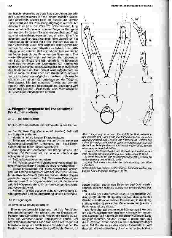 Vorschauseite 2: Spezielle Pflege bei Patienten mit konservativer und operativer Knochenbehandlung