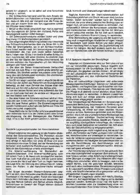 Vorschauseite 4: Spezielle Pflege bei Patienten mit konservativer und operativer Knochenbehandlung