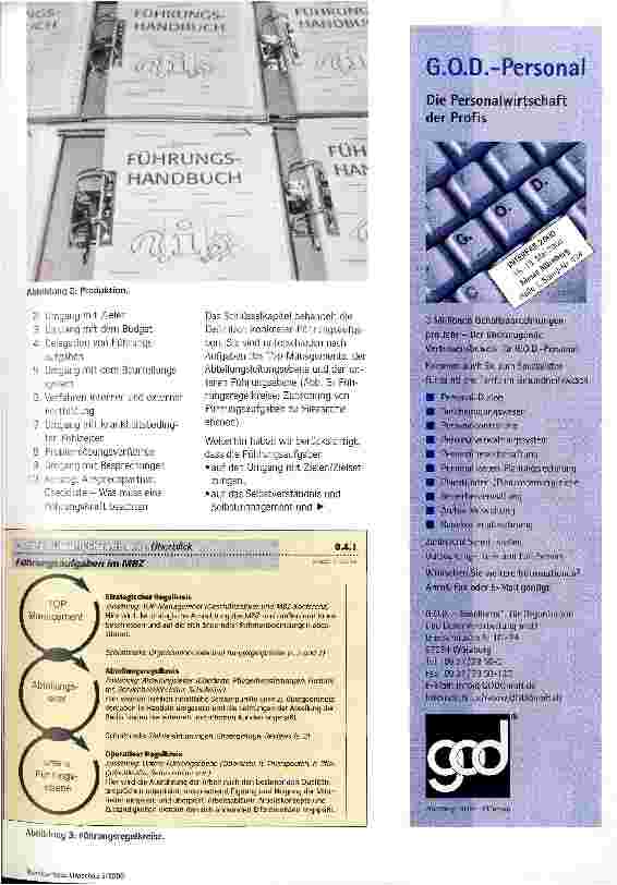 Vorschauseite 2: Führen nach Qualitätsmaßstäben Handbuch unterstützt die Umsetzung der Führungsgrundsätze