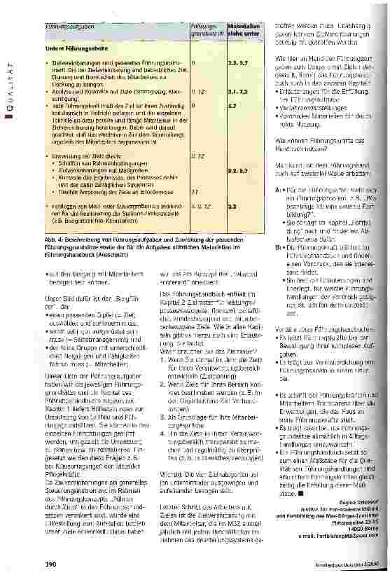 Vorschauseite 3: Führen nach Qualitätsmaßstäben Handbuch unterstützt die Umsetzung der Führungsgrundsätze