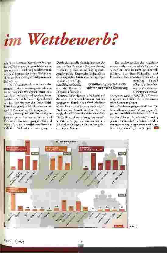 Vorschauseite 2: Wo stehen wir im Wettbewerb? Betriebsdaten vergleichen, analysieren und verbessern