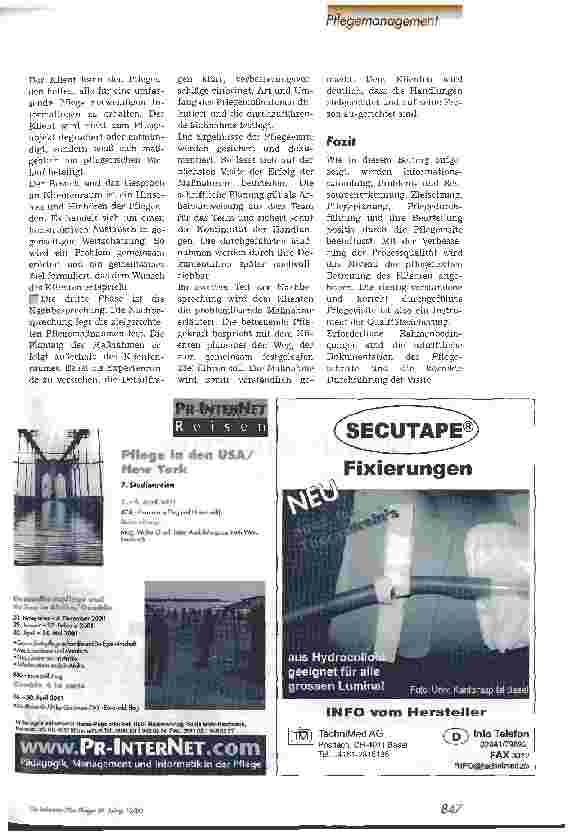 Vorschauseite 5: Pflegevisite auf der Intensivstation Qualitätssicherung