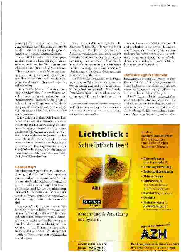 Vorschauseite 2: Als die Pille durch das Frauenleben rollte