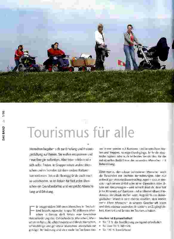 Vorschauseite 1: Tourismus für alle