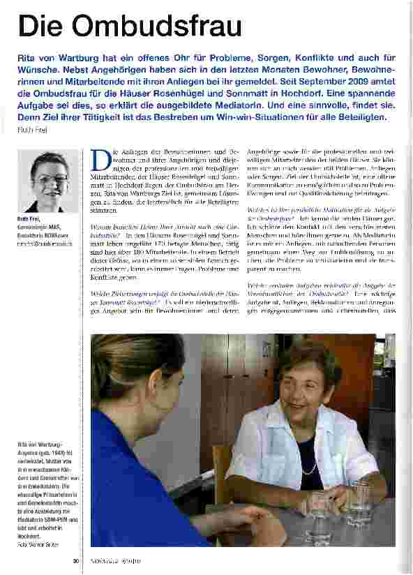 Vorschauseite 1: Die Ombudsfrau