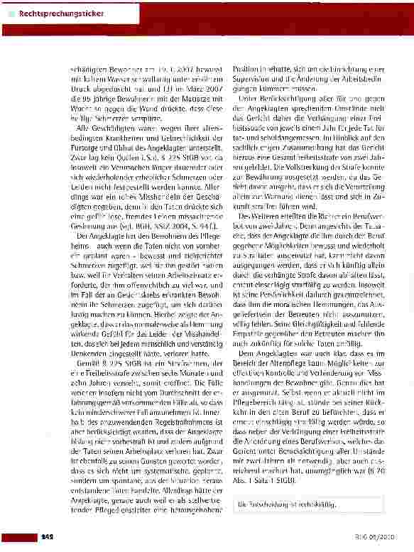 Vorschauseite 3: Misshandlung von Schutzbefohlenen und Verletzung des höchstpersönlichen Lebensbereichs durch Bildaufnahmen AG Düsseldorf vom 26.10.2009 (101 Ls-90 Js 5539/07-72/08)