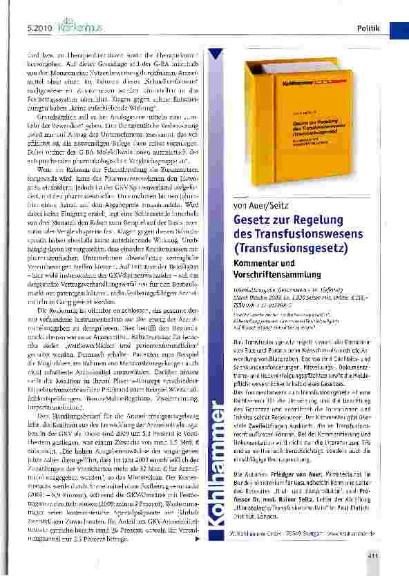Vorschauseite 3: Zahlen, Daten und Fakten zur Gesundheitswirtschaft