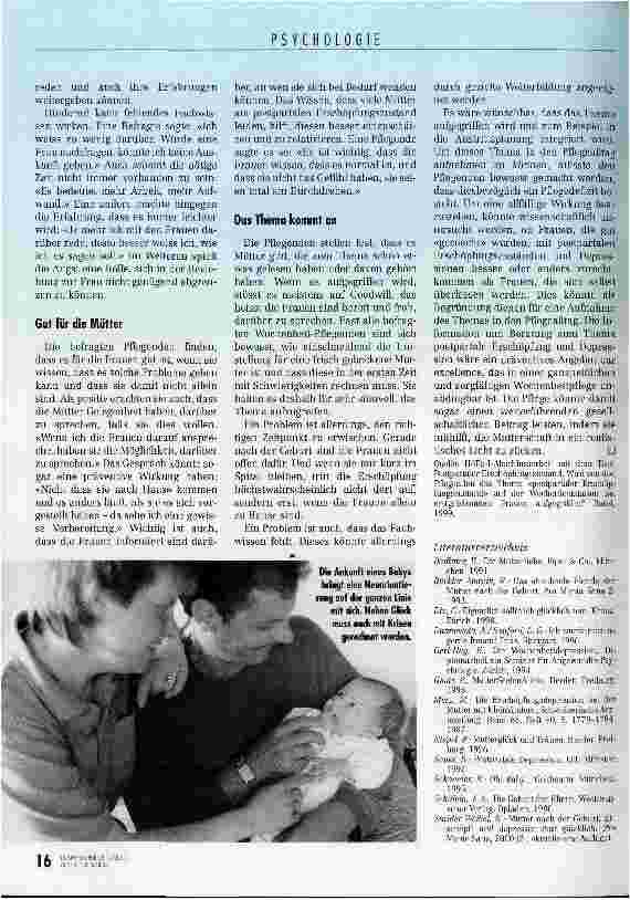 Vorschauseite 5: Wenn Mutterschaft Mütter schafft Postpartaler Erschöpfungszustand